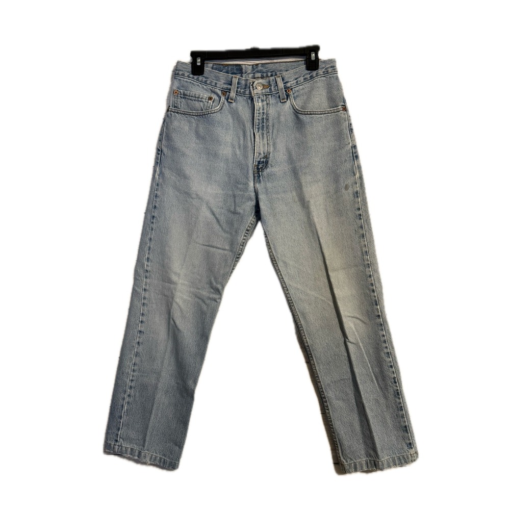 Vintage Levi's Mens 505 Straight Leg Jeans Tag  30x26 Light Wash USA